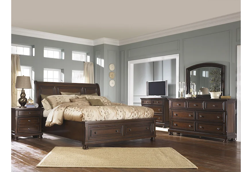 Porter Queen Bedroom Group by Ashley Furniture at Esprit Decor Home Furnishings